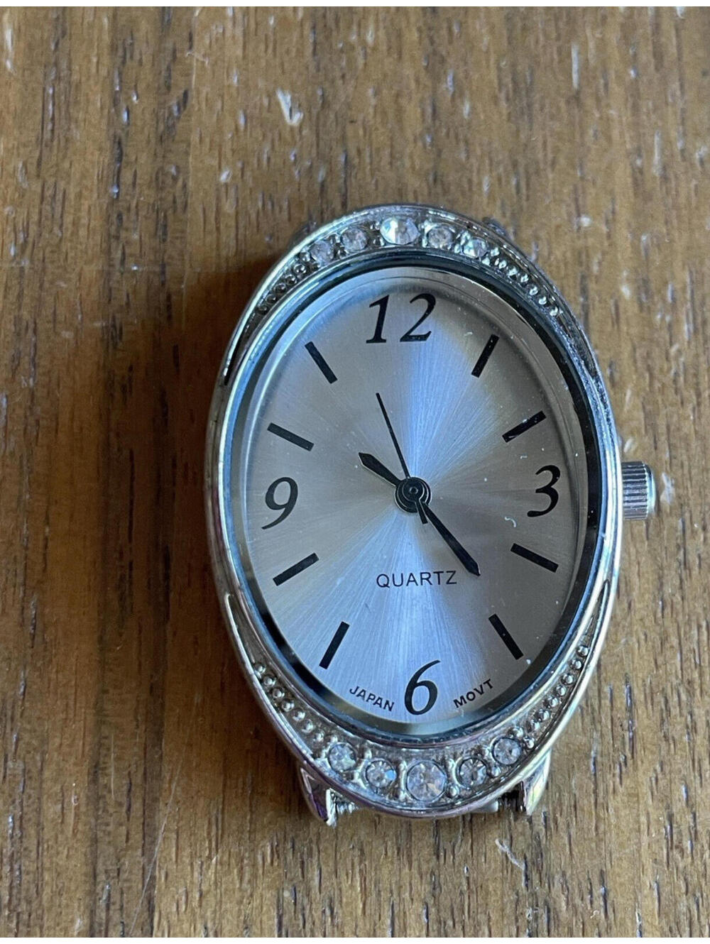 Oval Shaped Watch No Band Rhinetone Watch